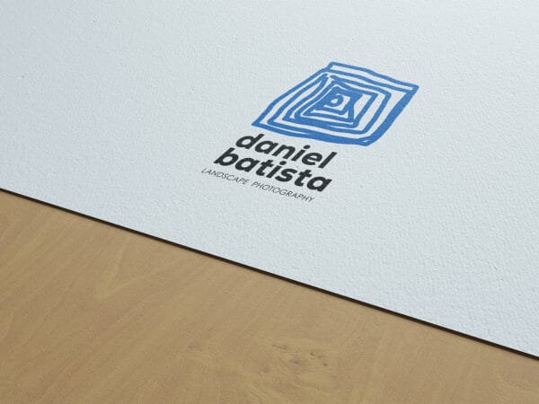 Daniel Batista Landscape Photography logo in a print paper