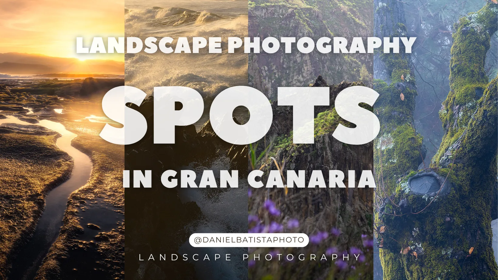 Landscape photography spots Gran Canaria — coastal volcanic rocks at sunset